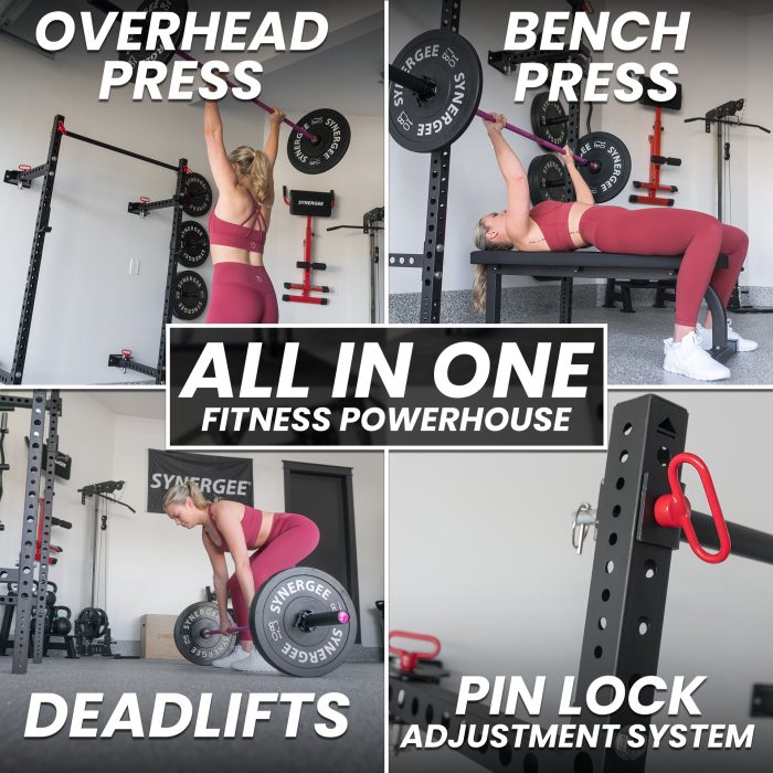 2200 Series Folding Squat Rack - Image 44