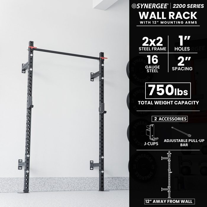 2200 Series Wall Mounted Squat Rack - Image 13