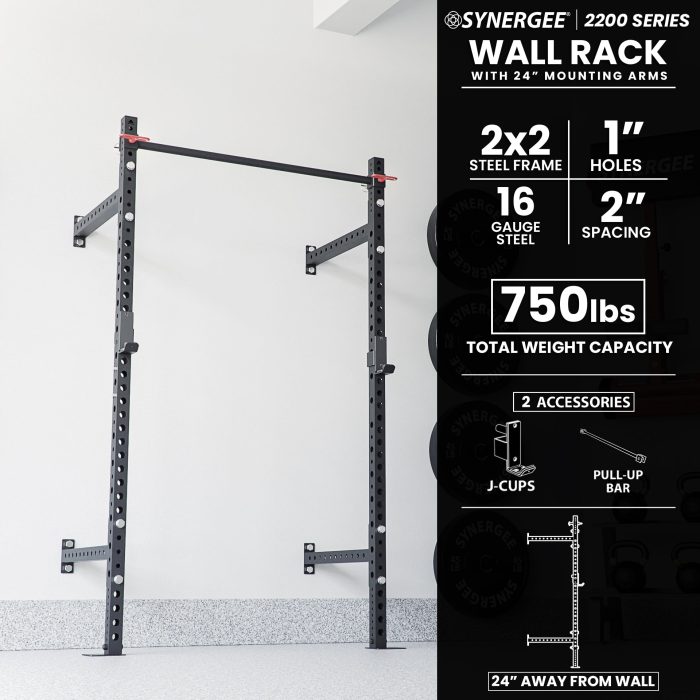 2200 Series Wall Mounted Squat Rack - Image 15