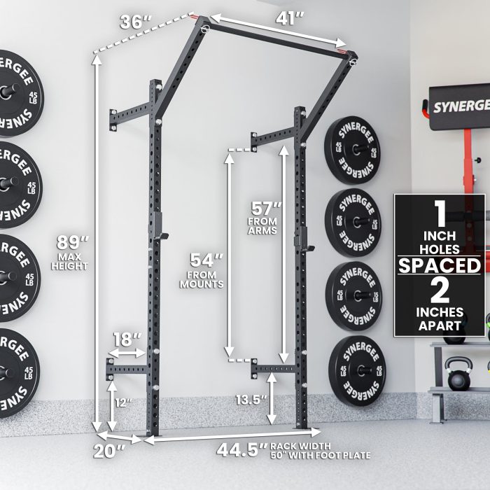 2200 Series Wall Mounted Squat Rack - Image 28