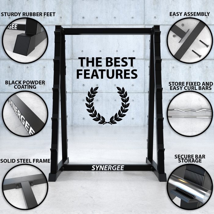 Fixed Barbell Storage Rack - Image 4