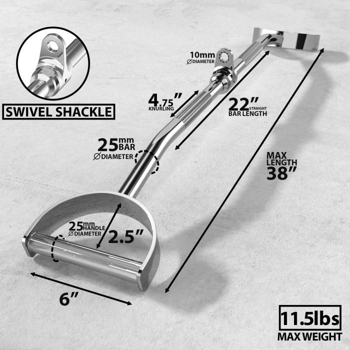 Pro-Style Lat Bar Cable Attachment - Image 16