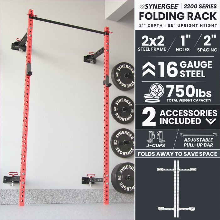 2200 Series Folding Squat Rack - Image 20
