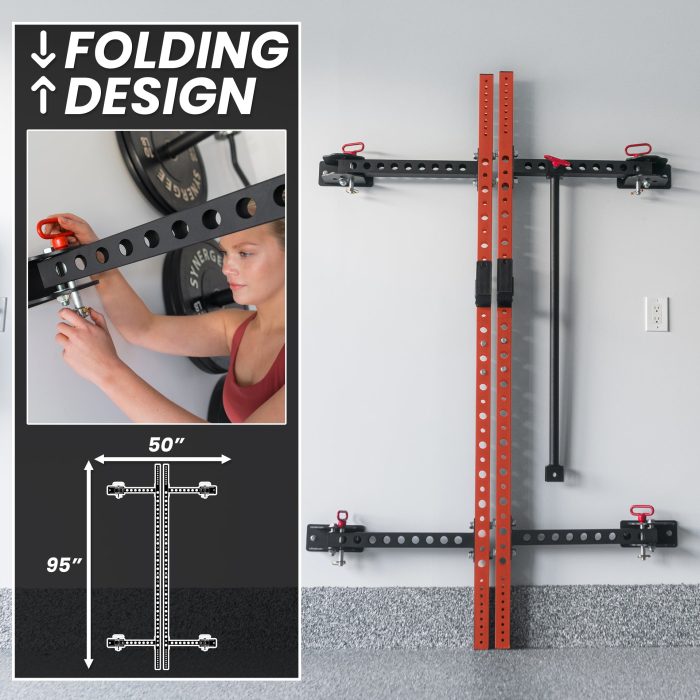2200 Series Folding Squat Rack - Image 40