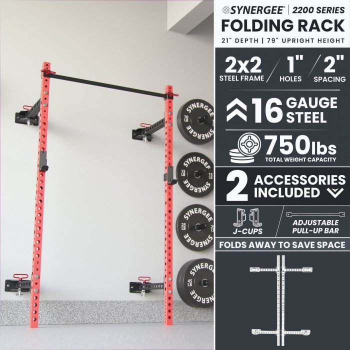 2200 Series Folding Squat Rack - Image 21