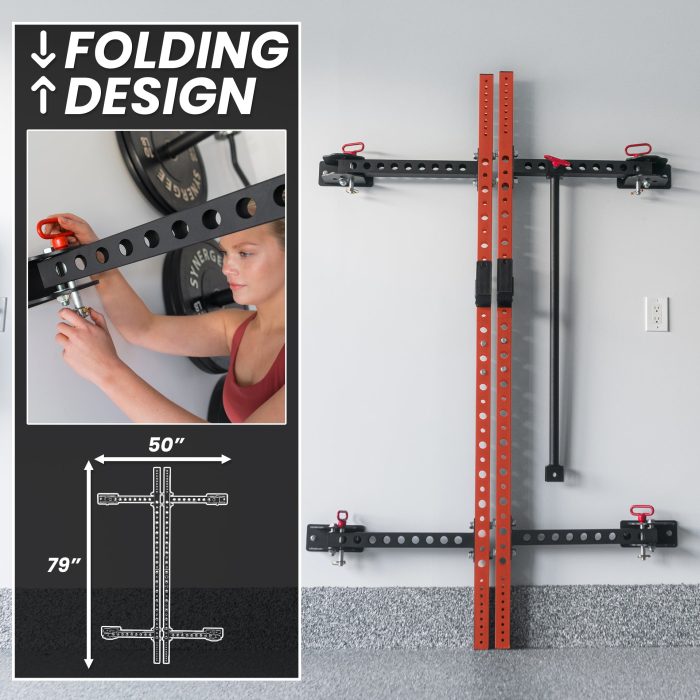 2200 Series Folding Squat Rack - Image 41