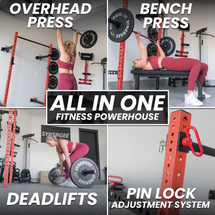 2200 Series Folding Squat Rack - Image 46