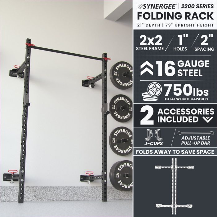 2200 Series Folding Squat Rack - Image 16