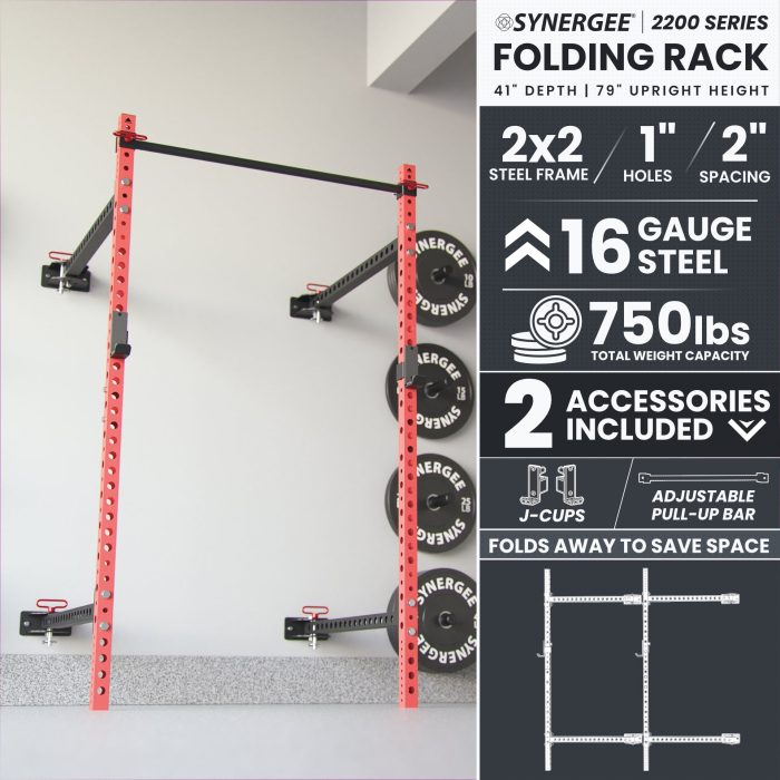 2200 Series Folding Squat Rack - Image 23
