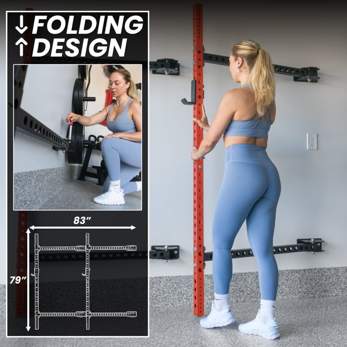 2200 Series Folding Squat Rack - Image 43