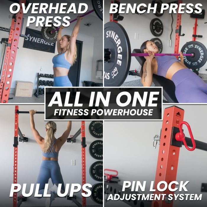 2200 Series Folding Squat Rack - Image 47