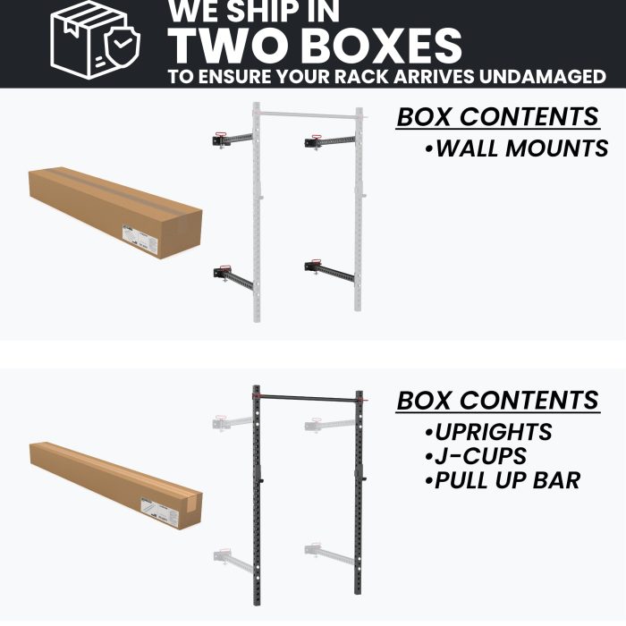 2200 Series Folding Squat Rack - Image 49