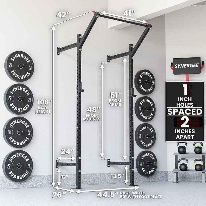 2200 Series Wall Mounted Squat Rack - Image 34