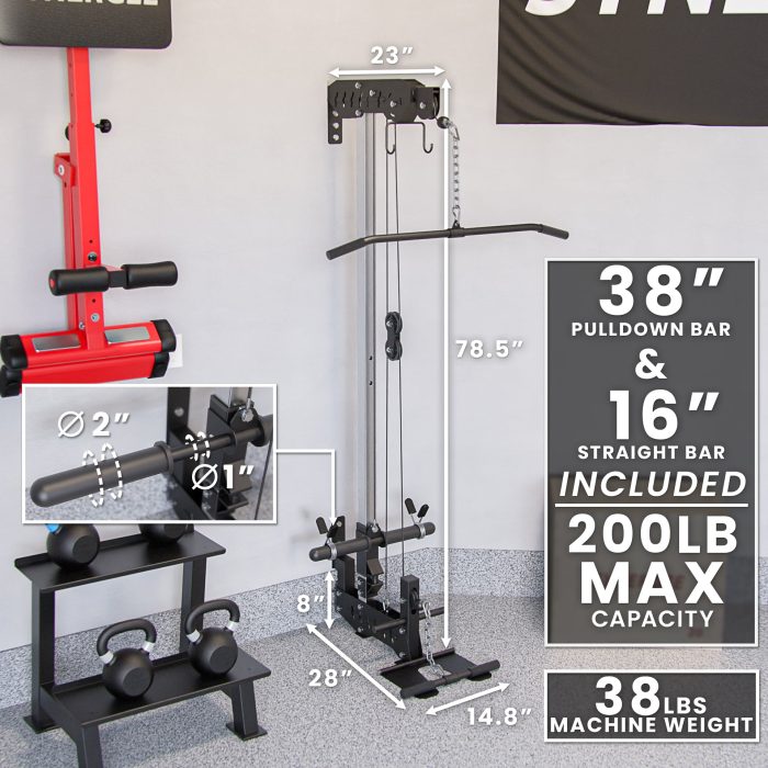 Wall Mounted Lat Pulley Machine - Image 3