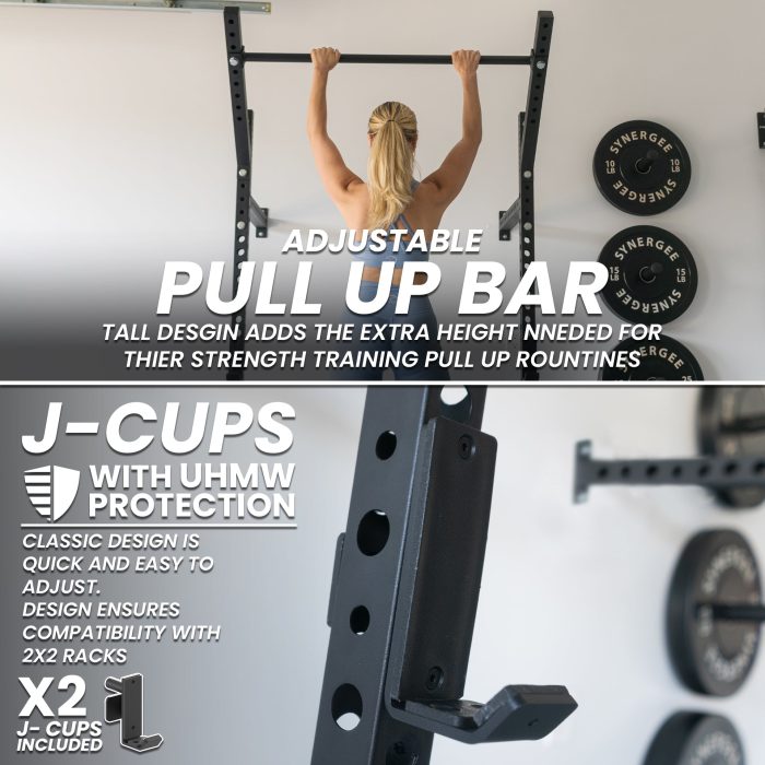 2200 Series Wall Mounted Squat Rack - Image 36